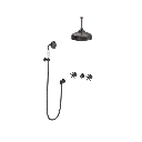Christiansborg indbygningsbatteri med loft hovedbruser & håndbrusesæt