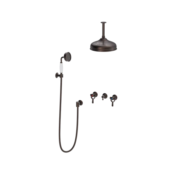 SP albue køkkenbatteri med S200 mm svingtud indbygning/mur