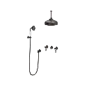 SP albue køkkenbatteri med S200 mm svingtud indbygning/mur