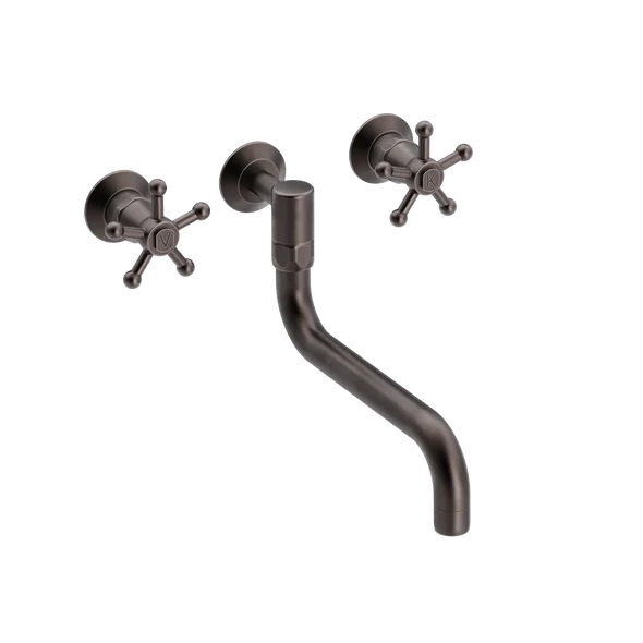 Christiansborg køkkenbatteri med S200 mm svingtud indbygning/mur