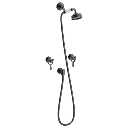 SP indbygningsbatteri med håndbrusersæt