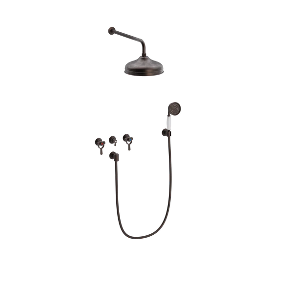 SP indbygningsbatteri med hoved- og håndbrusersæt