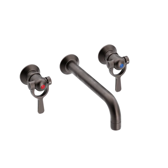 SP håndvaskbatteri med 200 mm fast. tud indbygning/mur