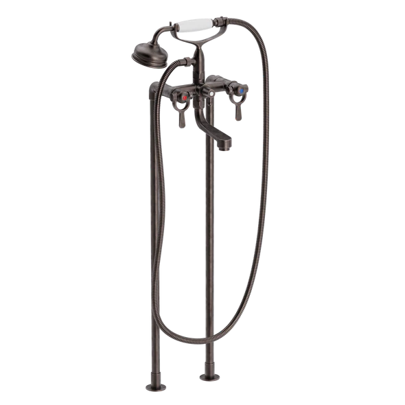 SP kar- og brusebatteri på standere med gl. dags håndbrusersæt