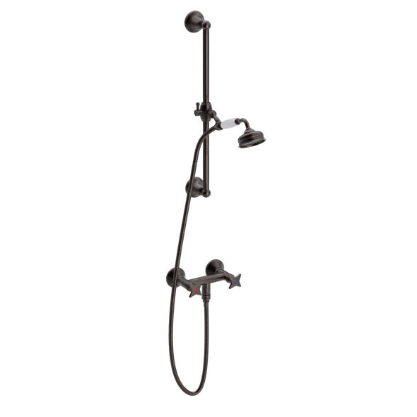 Krydsgreb brusebatteri med gl. dags håndbrusersæt