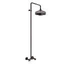 Krydsgreb brusebatteri med hovedbrusersæt