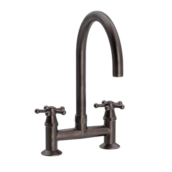 Christiansborg 2-huls Køkkenbatteri med svingtud Ø200 mm