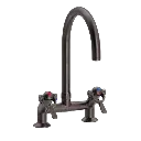 SP 2-huls køkkenarmatur 45gr. med Ø200mm svingtud