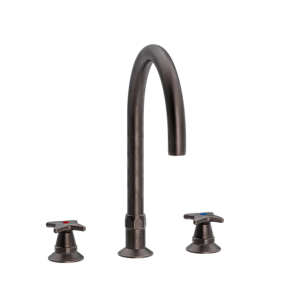 Krydsgreb Elements, 3-huls armatur med Ø200mm tud