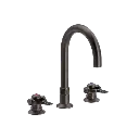 SP 3-huls håndvaskbatteri m/Ø150mm svingtud