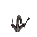 SP albue håndvaskbatteri med fast tud