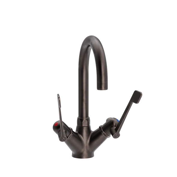 SP albue køkkenbatteri med Ø 150 mm svingtud