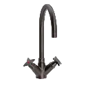 Krydsgreb køkkenbatteri med Ø 200 mm svingtud