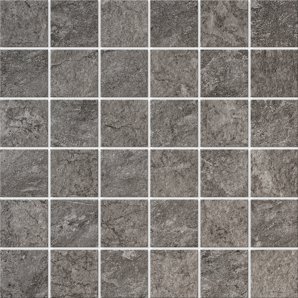 QUARTZIT GREY 5X5 (4,7X4,7) D0505 9MM MOSAIKK PÅ NETT