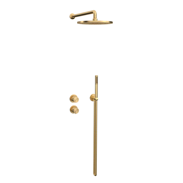 DECA - D3, dusjarmatur med hodedusj og hånddusj - innbygging