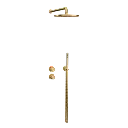 DECA - D3, brusearmatur med hovedbrus og håndbrus