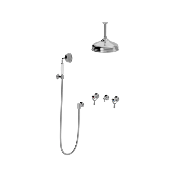 [TC49.095MT888] SP Albue kjøkkenkran for innbygging med S200 mm svingtut  (Bronsert messing)