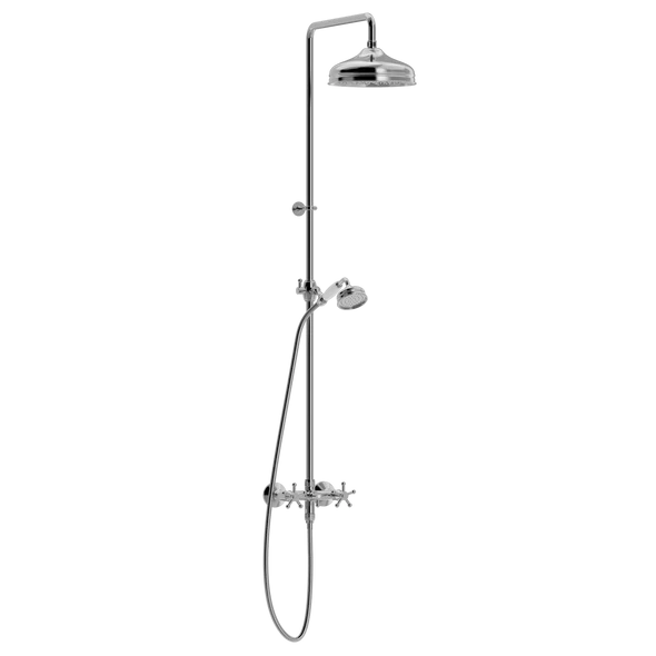 Christiansborg brusebatteri med hoved- og håndbrusersæt