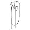 SP kar- og brusebatteri på standere med gl. dags håndbrusersæt