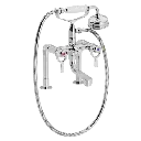 SP kar & brusebatteri på små standere & med håndbrusesæt