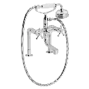 Christiansborg kar & brusebatteri på små standere & med håndbrusesæt