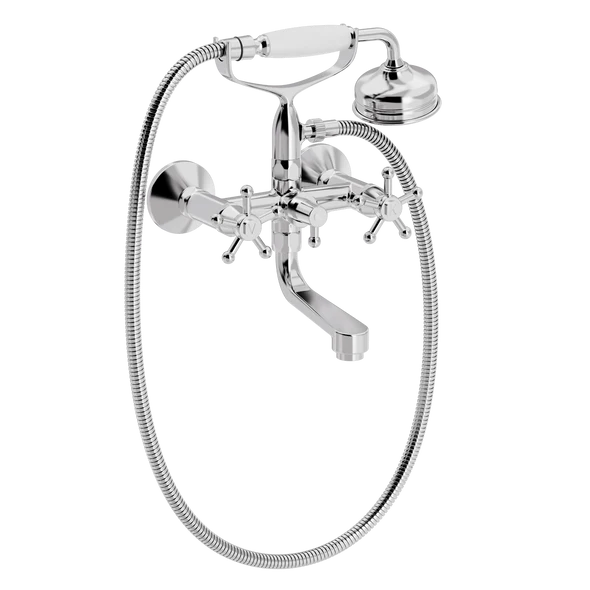 Christiansborg kar- og brusebatteri med gl. dags håndbrusersæt