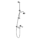 Krydsgreb brusebatteri med gl. dags håndbrusersæt