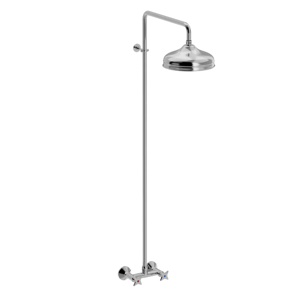 Krydsgreb brusebatteri med hovedbrusersæt