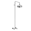 Krydsgreb brusebatteri med hovedbrusersæt