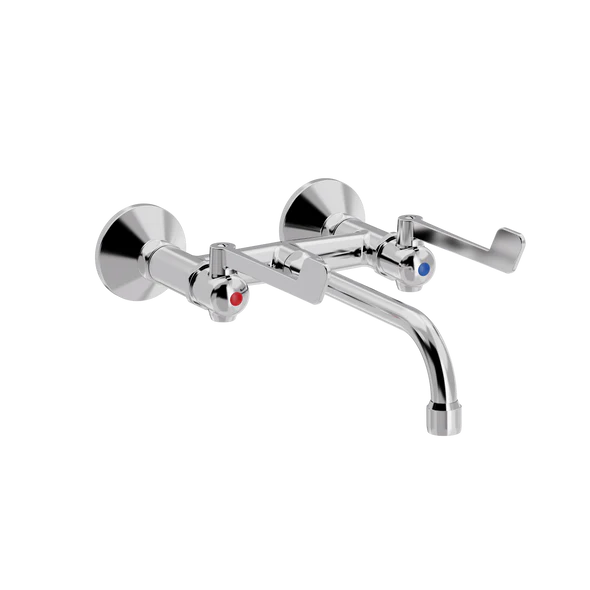 SP Albue veggarmatur med V200 mm fast tut