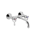 SP vægbatteri med V200 mm fast tud