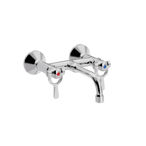 SP vægbatteri med V150 mm fast tud