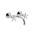 Christiansborg vægbatteri med V150 mm fast tud