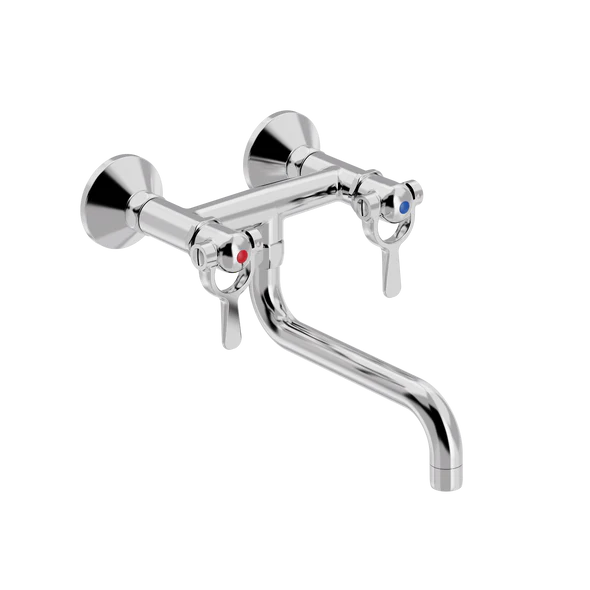 SP veggarmatur med S200 mm svingtut