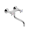 Krydsgreb vægbatteri med S200 mm svingtud