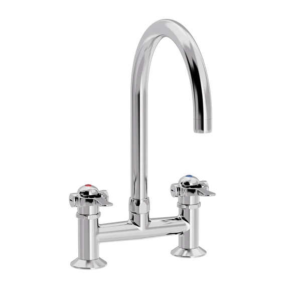 SP 2-huls køkkenbatteri med Ø200 mm svingtud