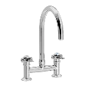 SP 2-hulls kjøkkenarmatur med Ø 200 mm svingtut