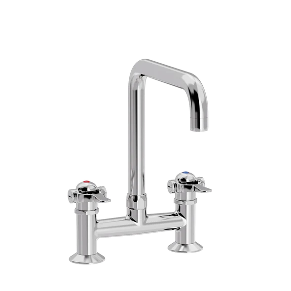 SP 2-huls køkkenbatteri med U200 mm svingtud