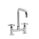 Christiansborg klassisk 2-hulls kjøkkenkran med U200 mm svingtut