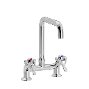 SP 2-huls køkkenarmatur 45gr. med U200mm svingtud