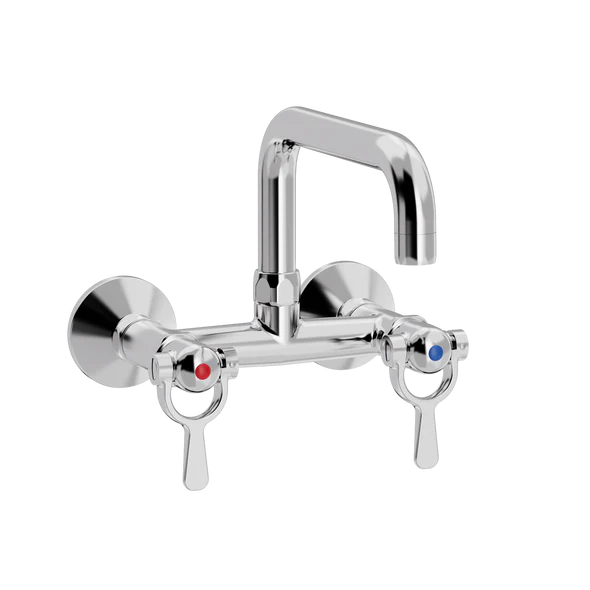 SP veggarmatur med L200 mm svingtut