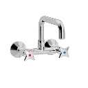 Krydsgreb vægbatteri med L200 mm svingtud