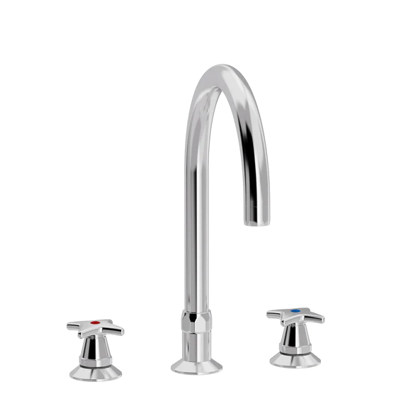 Krydsgreb Elements, 3-huls armatur med Ø200mm tud