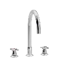 Krydsgreb Elements, 3-huls armatur med Ø200mm tud