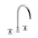 Krydsgreb 3-huls køkkenbatteri med Ø 200mm svingtud