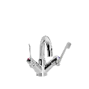 SP albue håndvaskbatteri med fast tud