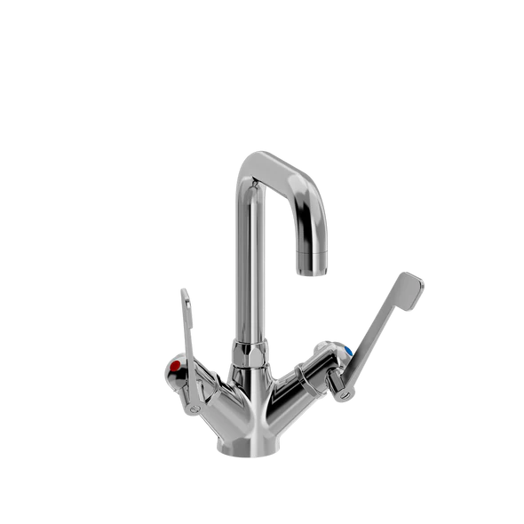SP albue 1-huls køkkenarmatur med svingtud U150mm