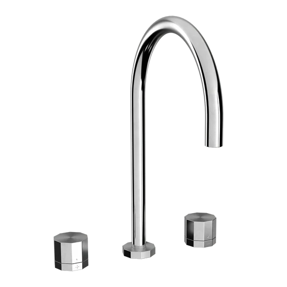 DECA - D1, 3 huls mixer med Ø200 svingtud