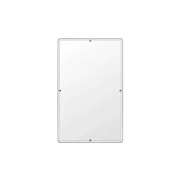 Rektangulært spejl, S