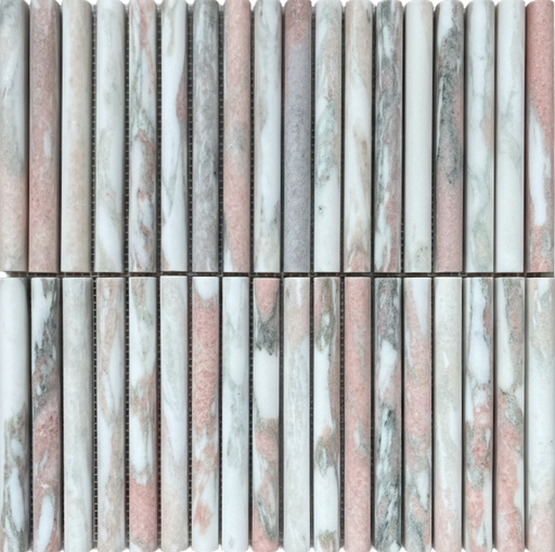 [CEN254] NORSK ROSA BAMBOO MOSAIC 15X15,2 15MM HONED